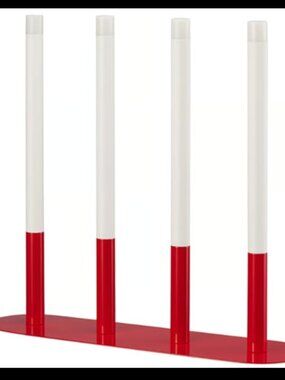 IKEA STRÅLA LED Battery Operated Candelabra, Red, 406.066.48